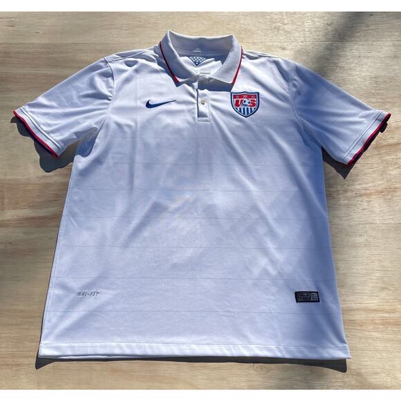 NIKE Dri-Fit USWNT World Cup Home Soccer Jersey Women's White Large‎ - Picture 1 of 6
